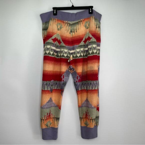 Polo Ralph Lauren Aztec Southwestern fleece sweat pants size XXL - Picture 7 of 12